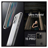 Pouzdro Spigen Ultra Hybrid pro iPhone 15 Pro - čiré matné