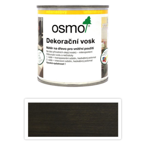 Dekorační vosk OSMO transparentní 0,375l Šedý granit 3118