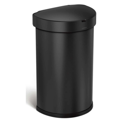 Simplehuman Koše - Bezdotykový koš s pohybovým ovládáním, 45 l, s kapsou na sáčky, matná černá S