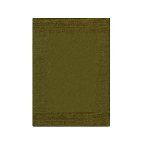 Flair Rugs Kusový ručně tkaný koberec Tuscany Textured Wool Border Green