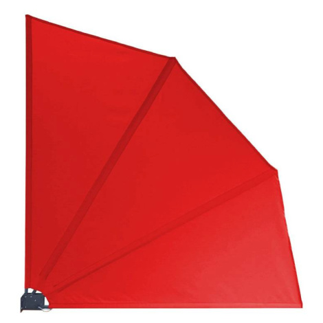 Skládací sluneční clona Kesser / 100% polyester / červená