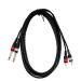 Cascha Audio Cable Stereo 3 m 6,3 mm