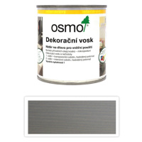 Dekorační vosk OSMO transparentní 0,375l Hedvábně šedý 3119