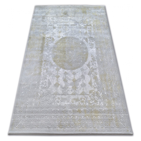 Dywany Lusczow Kusový koberec AKRYLOVÝ VALENCIA 2328 Světle šedý/Zelený