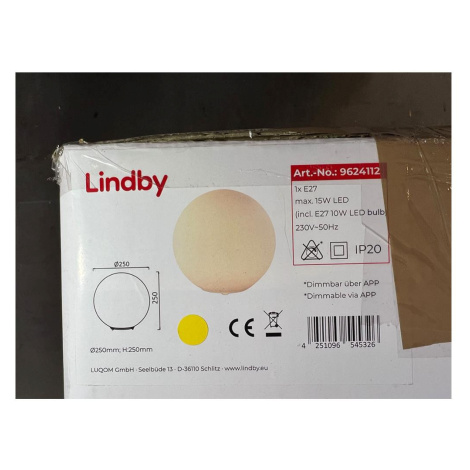 Lindby Lindby - LED Stolní lampa RHONA 1xE27/10W/230V