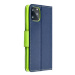 Flipové pouzdroFancy Diary pro Samsung Galaxy A03s, modrá/limetková
