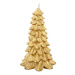 Provence Svíčka vánoční stromek, zlatá