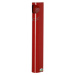 VAR Nástěnný popelník, ocel, 3,5 l, v x š x h 550 x 110 x 74 mm, ohnivě červená