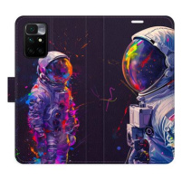 iSaprio Flip pouzdro Neon Astronaut 02 pro Xiaomi Redmi 10