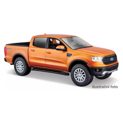 Maisto - 2019 Ford Ranger, metal oranžová, 1:27