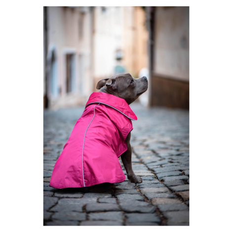 Vsepropejska Dasty bunda pro psa s reflexními prvky Barva: Vínová, Délka zad (cm): 40, Obvod hru