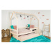 Vyspimese.CZ Dětská postel Ariel se zábranou a přistýlkou Rozměr: 90x200 cm, Barva: lak