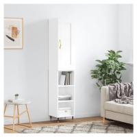 vidaXL Skříň highboard bílá 34,5 x 34 x 180 cm kompozitní dřevo