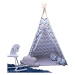 BabyTýpka teepee Cikcak blue grey