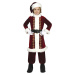 Guirca Dětský kostým - Santa Claus bordový Velikost - děti: L
