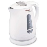 Bílá plastová rychlovarná konvice 1,5 l KO299830 – Tefal