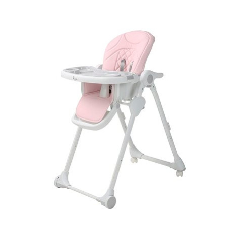 Bo Jungle B-Dinner Chair Wheely růžová