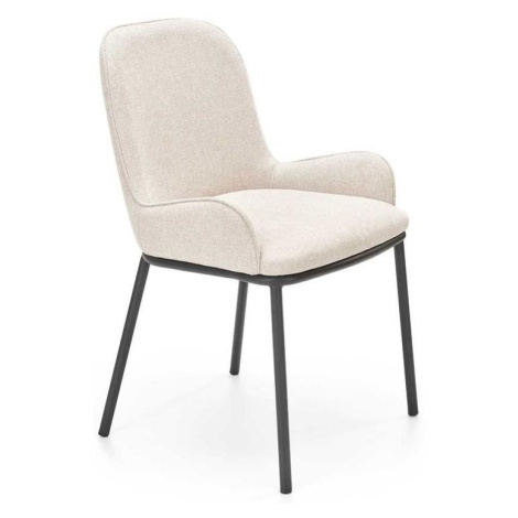 Židle K481 látka/kov béžová 54x60x83 BAUMAX