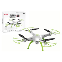 mamido  Dron X5HW bílá a zelená RC