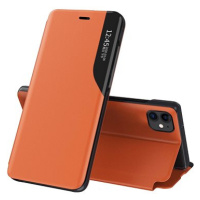 Eco Leather View knížkové pouzdro na iPhone 13 mini, oranžové