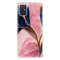 iSaprio Pink Blue Leaves pro Samsung Galaxy A51