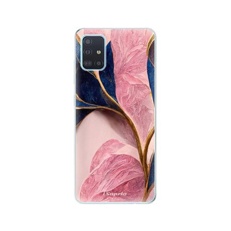 iSaprio Pink Blue Leaves pro Samsung Galaxy A51