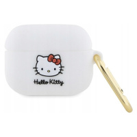 Hello Kitty Silicone 3D Kitty Head Pouzdro AirPods Pro (bílé)