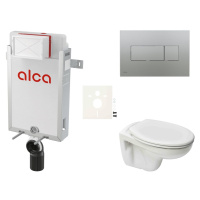 Cenově zvýhodněný závěsný WC set Alca k zazdění + WC S-Line S-line Pro SIKOAP6