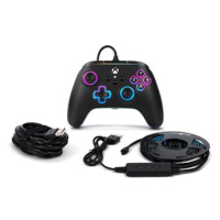 PowerA Advantage Wired Controller - Xbox Series X|S with Lumectra + RGB LED Strip - Black