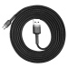 Baseus Cafule extra odolný nylonem opletený kabel USB / Micro USB QC3.0 1,5A 2m black-grey