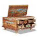 Konferenční stolek dřevo / kov Dekorhome Mangovníkové dřevo,Konferenční stolek dřevo / kov Dekor
