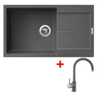 Sinks Ultima 860 XXL Titanium + Vitalia GR