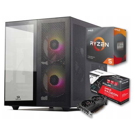 Bsg Striker Počítač pro hry Herní Ryzen 5 16GB DDR4 1TB Rx 6600 Win11