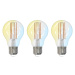 LUUMR LUUMR Smart LED, E27, 7W, ZigBee, Tuya, Philips Hue, sada 3 kusů