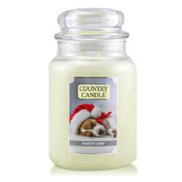 Country Candle Svíčka ve skleněné dóze, Zimní zdřímnutí, 680 g