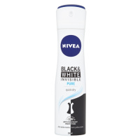 NIVEA  Black & White Invisible Pure Sprej antiperspirant 150 ml