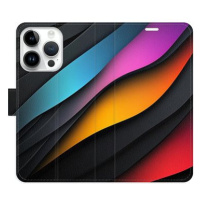 iSaprio Flip pouzdro Color Waves pro iPhone 15 Pro