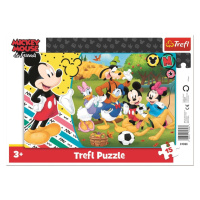 Puzzle Mickey Mouse na venkově