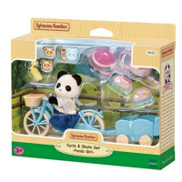 Sylvanian Families Panda a cyklo-bruslařský set