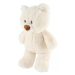 Medvěd sedící plyš 35cm bílý 0+