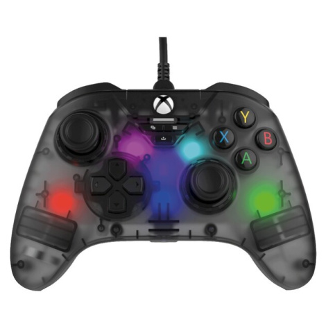 SnakeByte RGB X herní ovladač pro Xbox Series S/X, Xbox One, Windows šedý