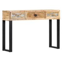 Konzolový stolek 110x30x76 cm masivní mangovníkové dřevo