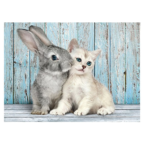 Clementoni Puzzle Kočka a králík 500d