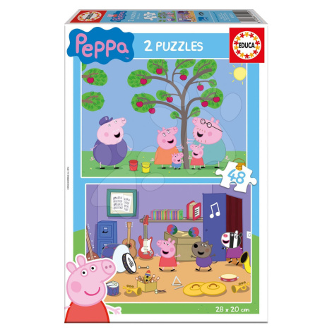Puzzle Peppa Pig Educa 2 x 48 dílků od 5 let