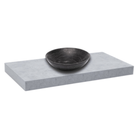 Deska pod umyvadlo bez umyvadla Naturel Dolce 130x8x50 cm beton mat DO13050BE