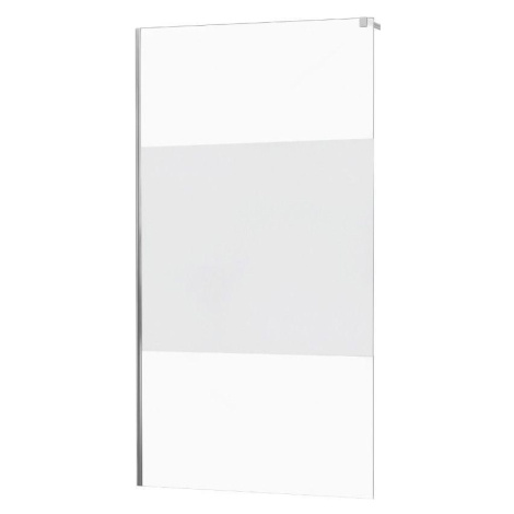 MEXEN KIOTO walk-in 100x200 cm 8mm transparent-dekor samostatné sklo 800-100-000-00-35