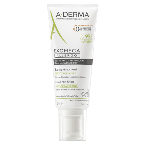 A-DERMA Exomega Allergo Emolienční balzám pro suchou kůži se sklonem k atopii - sterilní kosmeti