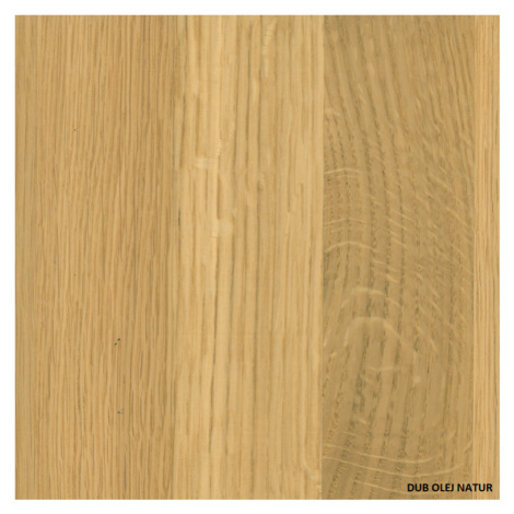 Postel BMB Sofi XL - Dub cink Rozměr: 200x200 cm, Provedení rohů: Oblé, Moření: Natur olej