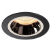 SLV BIG WHITE NUMINOS DL M vnitřní LED zápustné stropní svítidlo černá/chrom 2700 K 20° včetně l