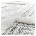 Ayyildiz koberce Kusový koberec Pisa 4707 Grey kruh Rozměry koberců: 80x80 (průměr) kruh